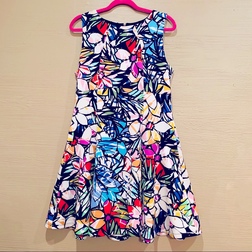 💐Spense Multicolor Floral Skater Dress